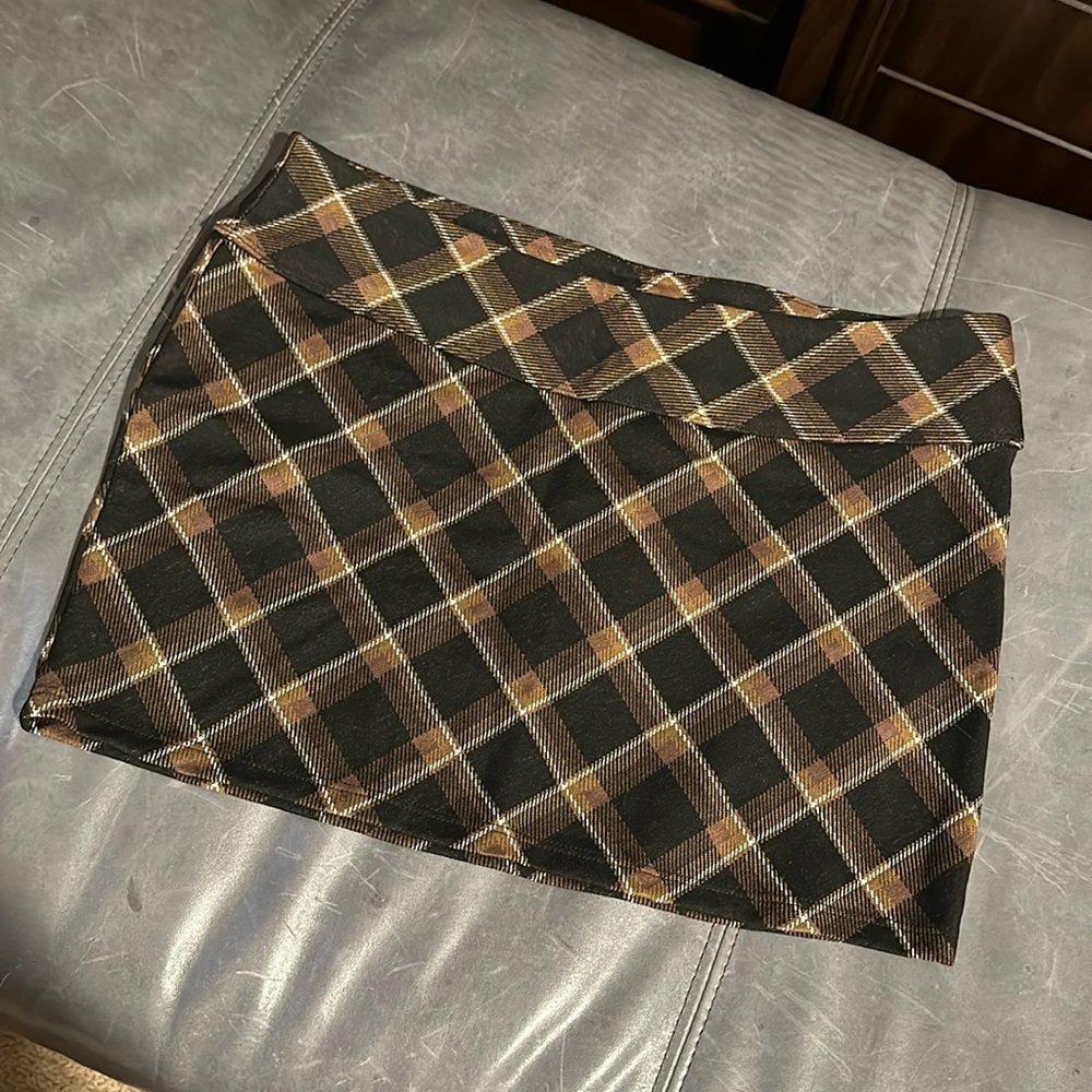 Express Plaid Skirt